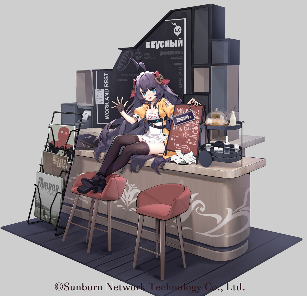This is a pixiv picture whose title is 仕事絵.