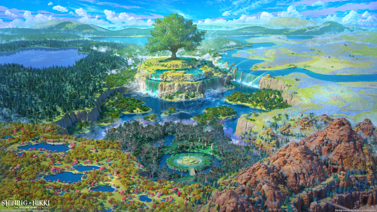 This is a pixiv picture whose title is Carrier Pigeon Forest map.