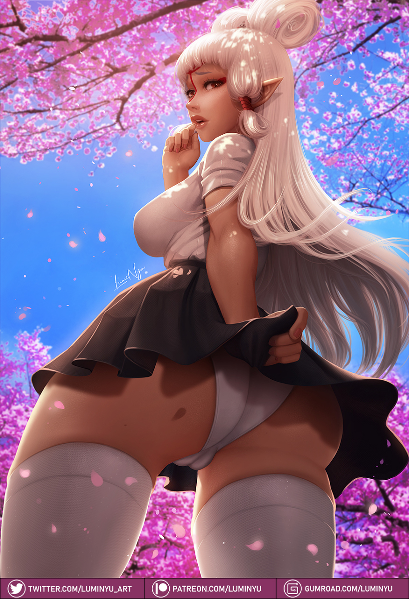 This is a pixiv picture whose title is Schoolgirl Paya.