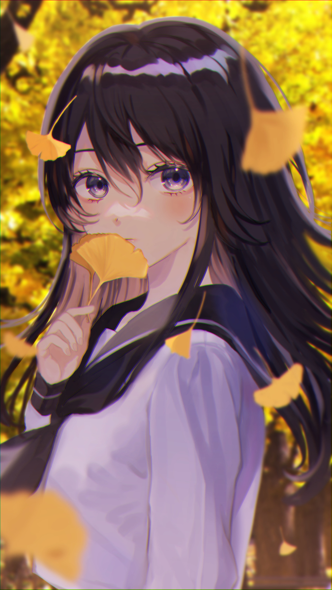 This is a pixiv picture whose title is イチョウ.