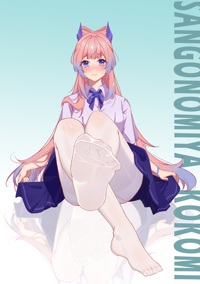 This is a pixiv picture whose title is 心海.