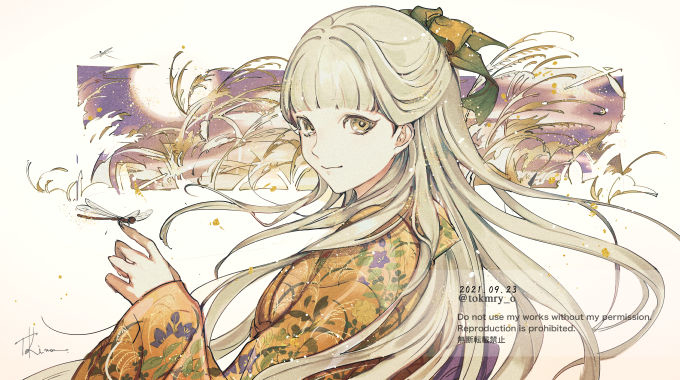This is a pixiv picture whose title is 秋分.