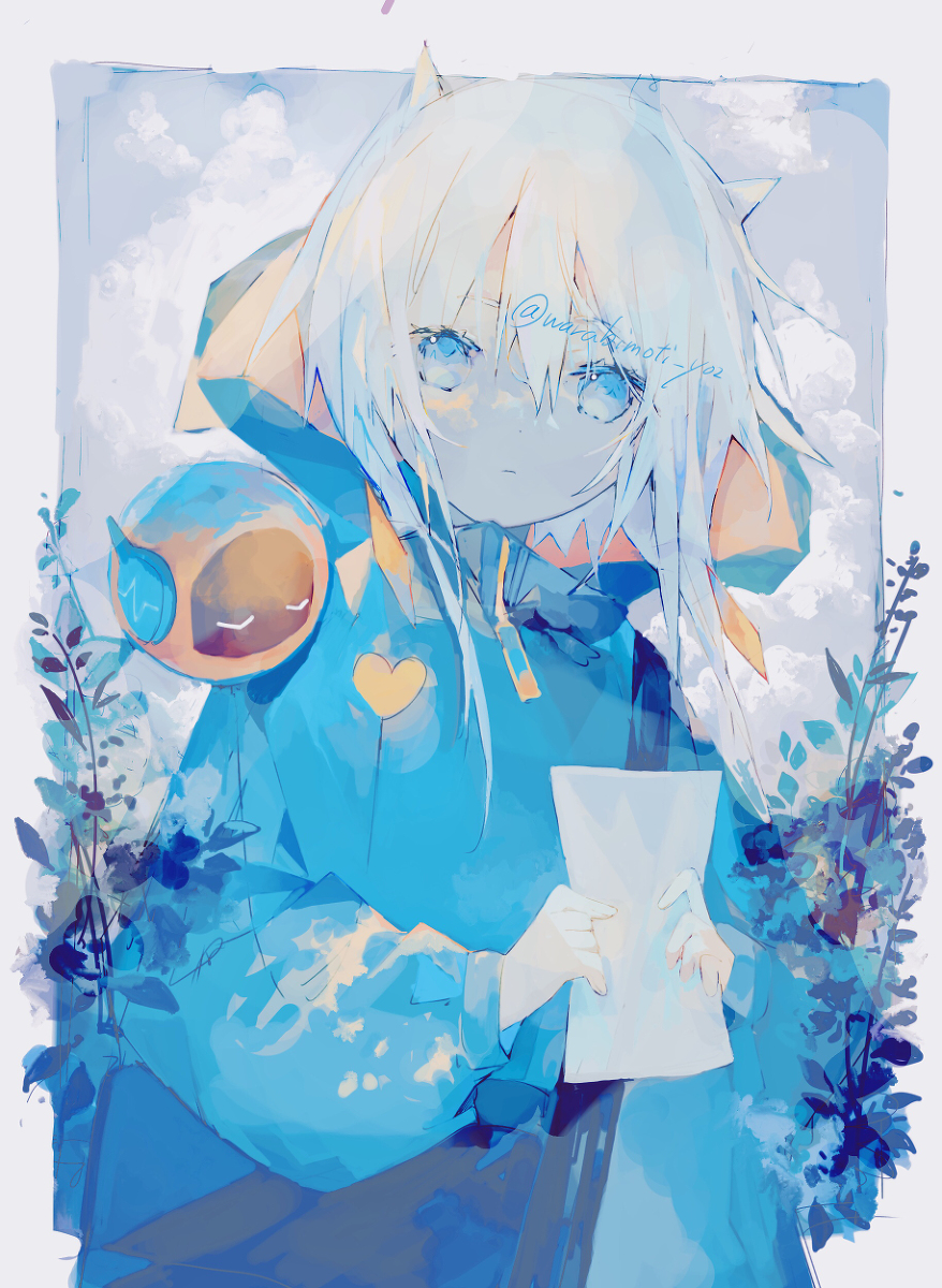 This is a pixiv picture whose title is 芽出.