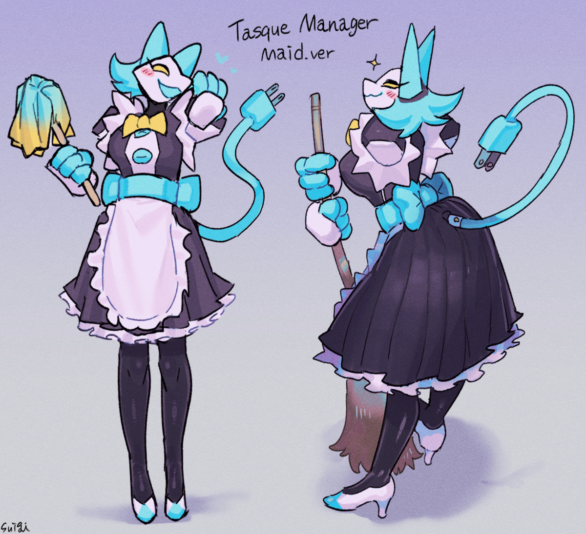 This is a pixiv picture whose title is Tasque Manager Maid.ver.