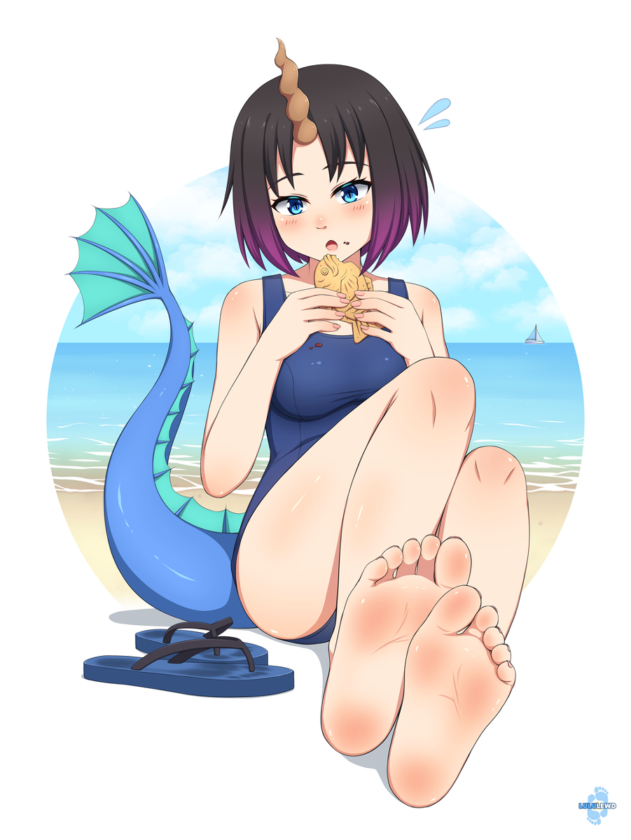 This is a pixiv picture whose title is Swimsuit Elma | エルマ.