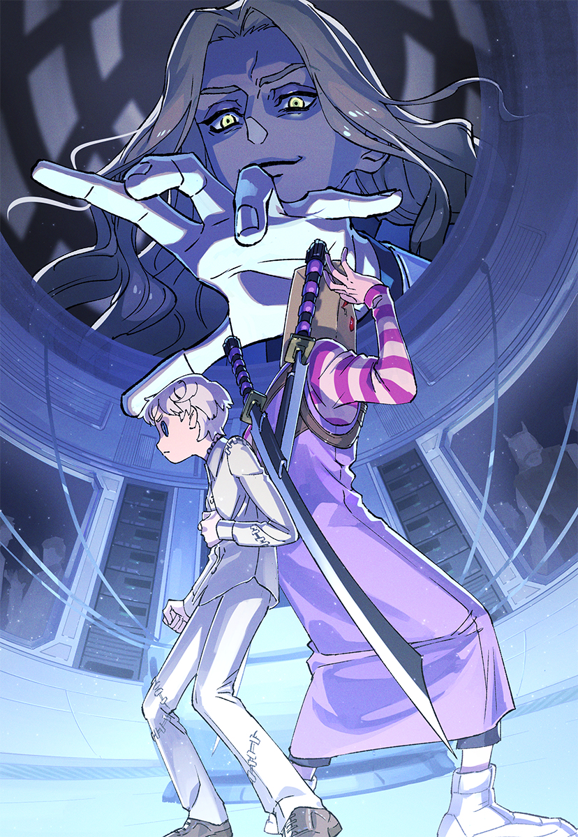 This is a pixiv picture whose title is 第五人格×約束のネバーランド.
