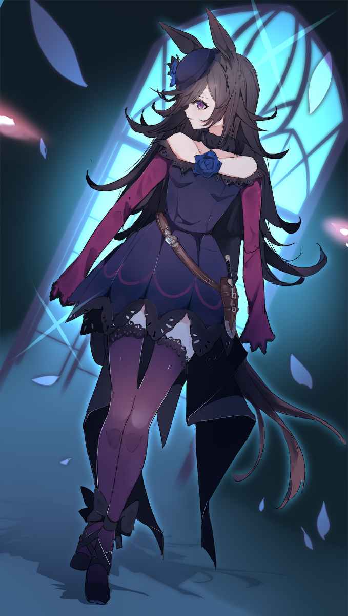 This is a pixiv picture whose title is ブルーローズチェイサー.