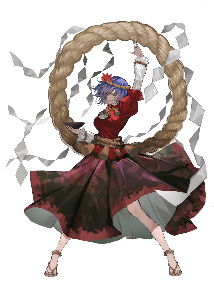 This is a pixiv picture whose title is 神奈子.