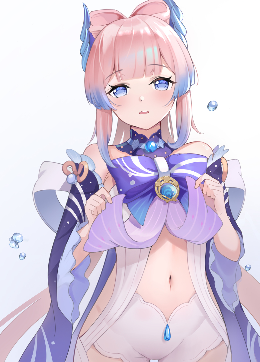 This is a pixiv picture whose title is 珊瑚宮心海.