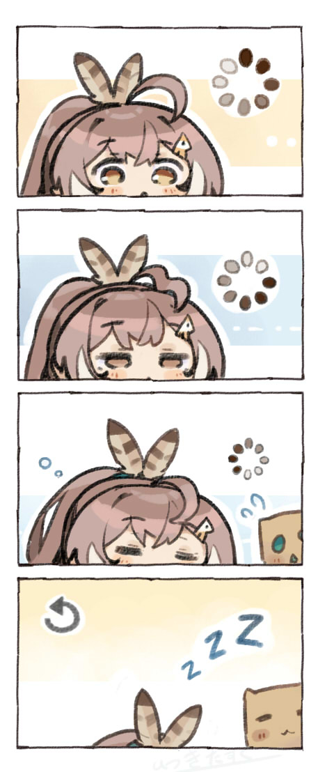 This is a pixiv picture whose title is If the processing is too long.