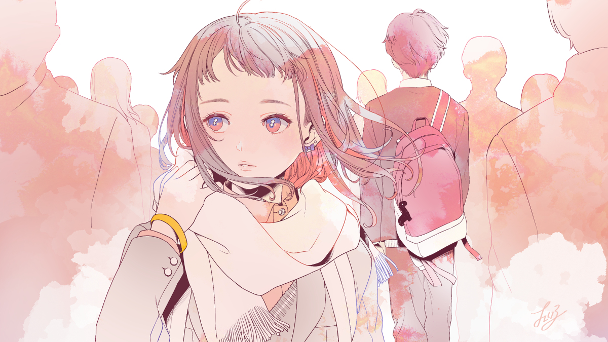 This is a pixiv picture whose title is 会いたくて（Piano & Strings Ver.）.
