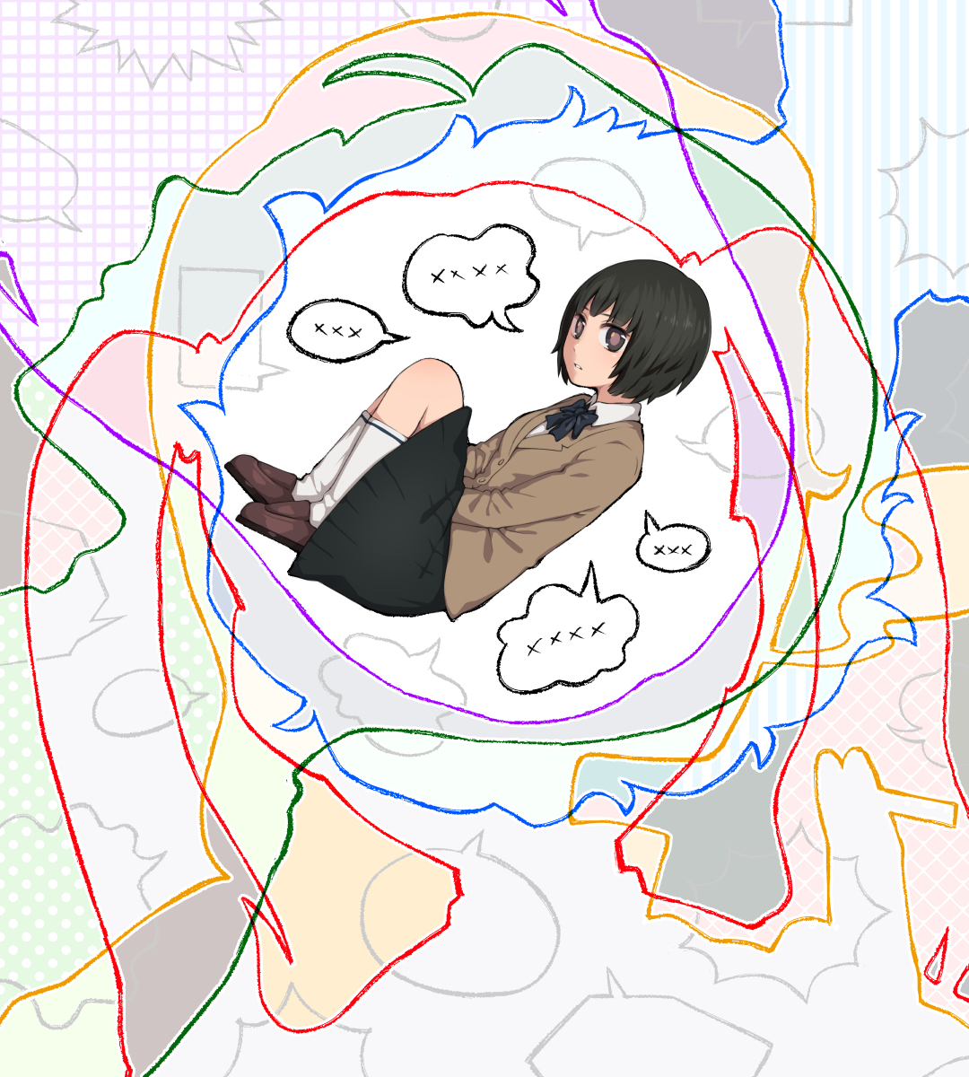 This is a pixiv picture whose title is 発言に気をつけろ.