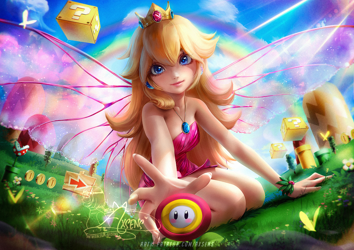 This is a pixiv picture whose title is Fairy Peach.