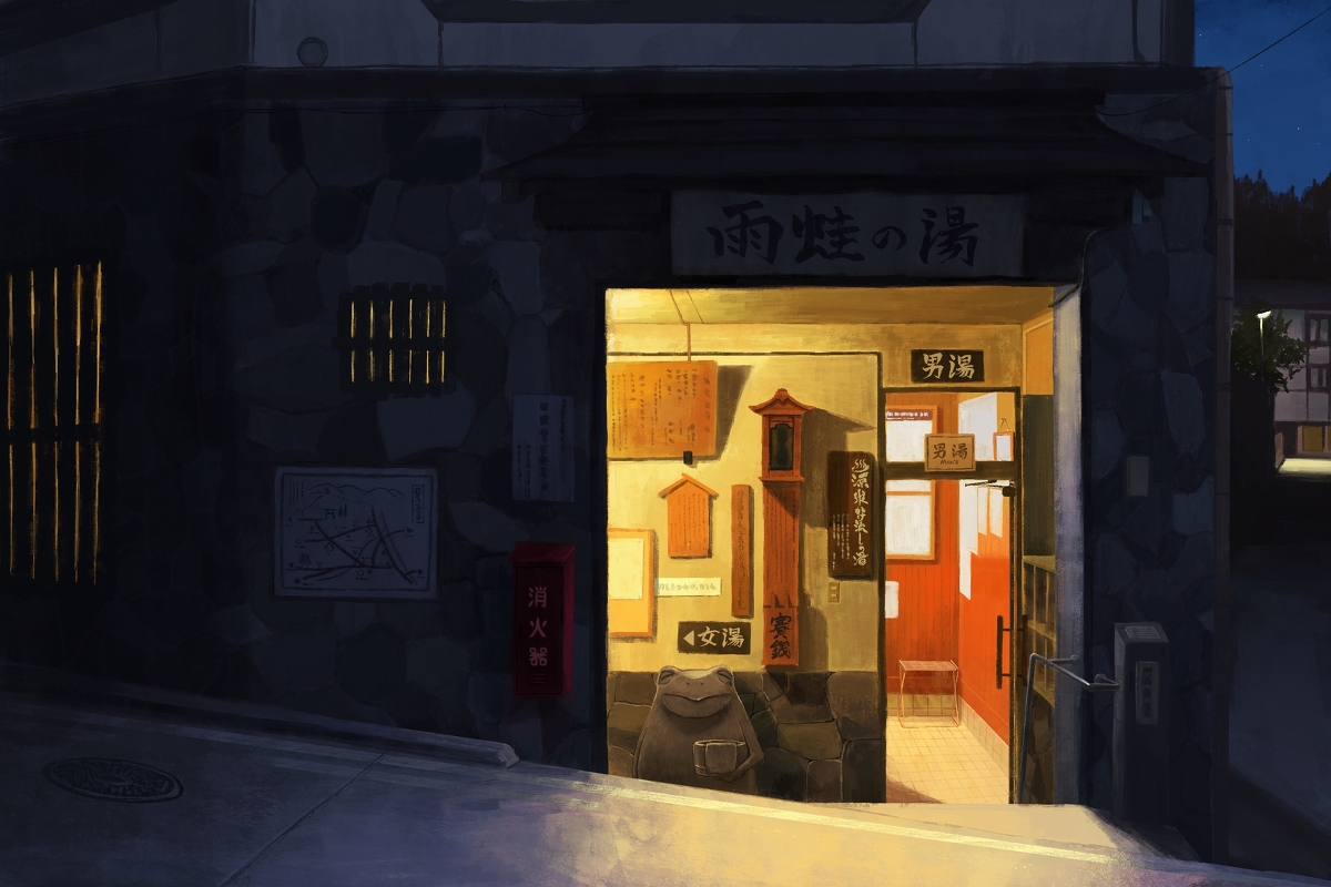 This is a pixiv picture whose title is ♨.