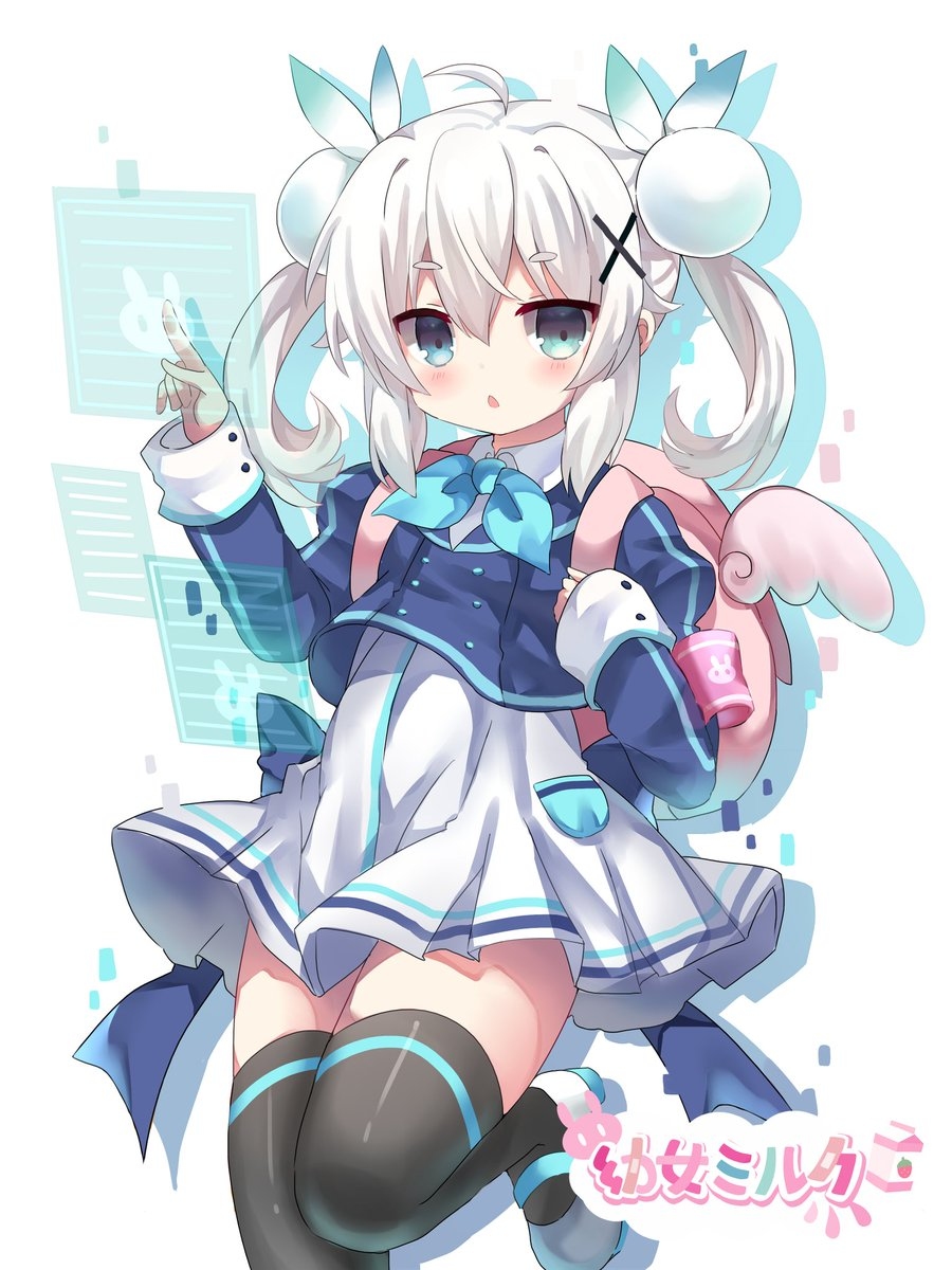 This is a pixiv picture whose title is 🐇.