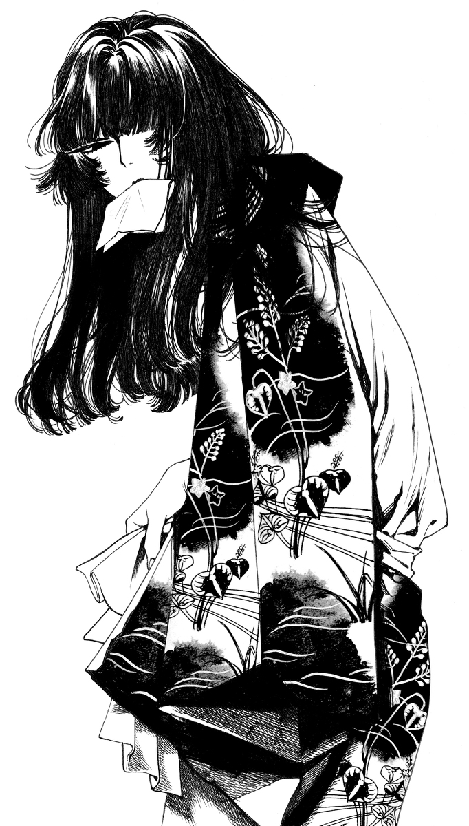 This is a pixiv picture whose title is 懐紙.