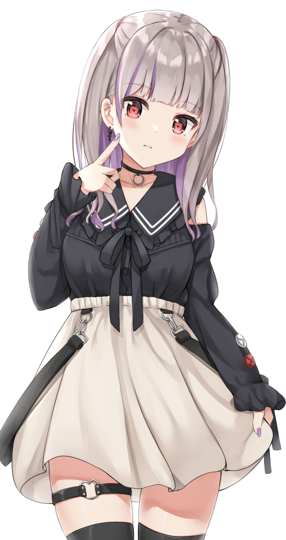 This is a pixiv picture whose title is メッシュちゃん.