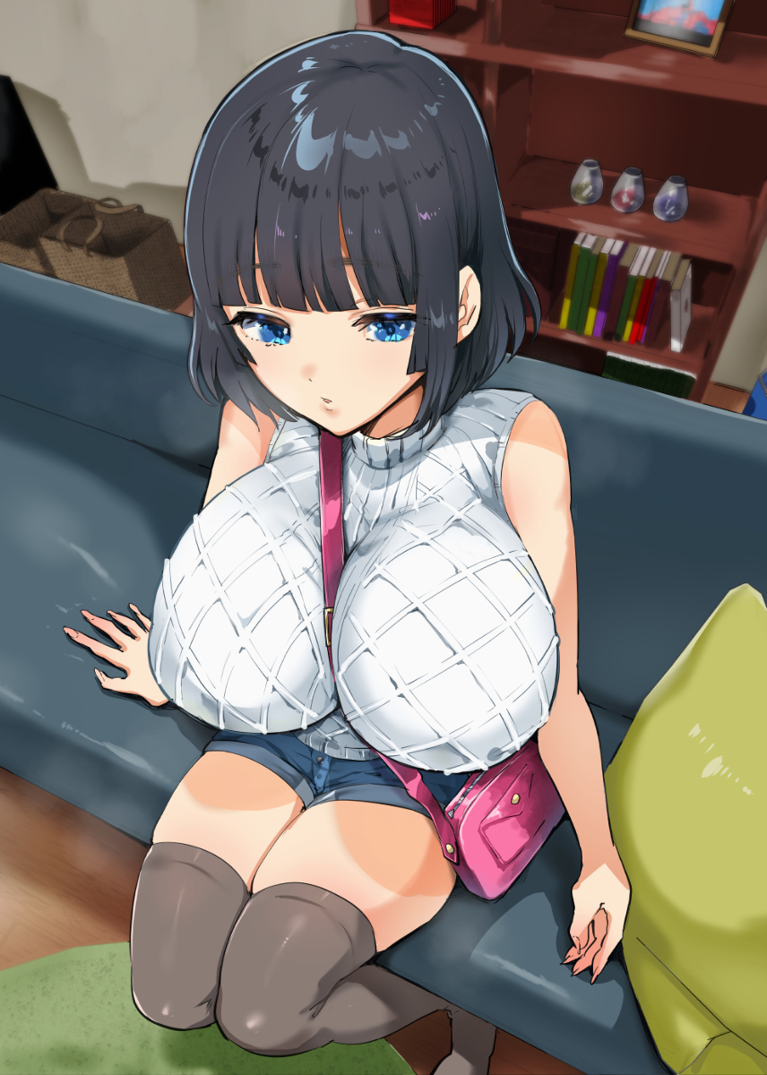This is a pixiv picture whose title is 出かける前なのに.