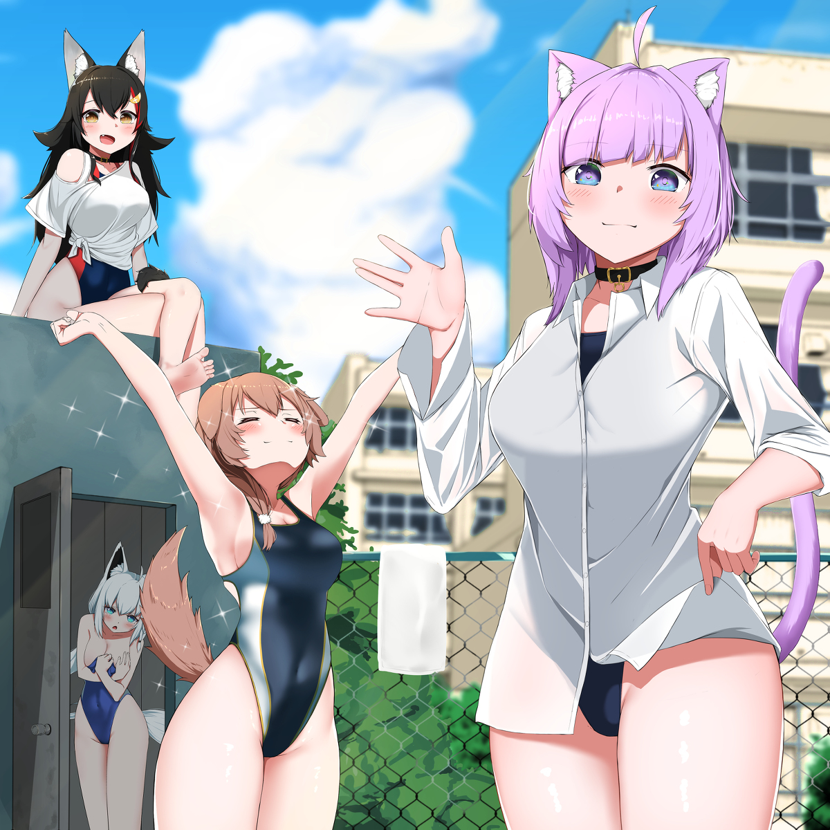 This is a pixiv picture whose title is ホロライブゲーマーズ.