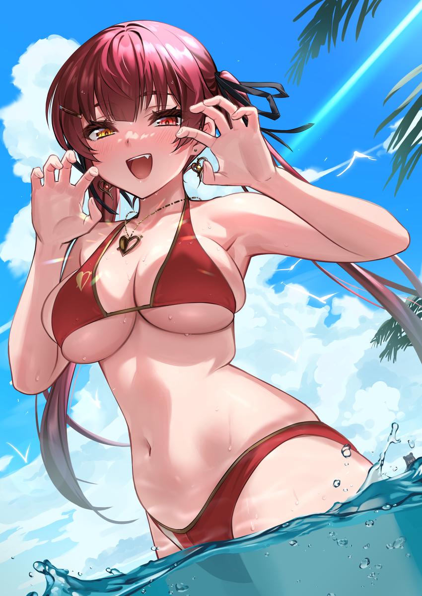 This is a pixiv picture whose title is 宝鐘マリン.