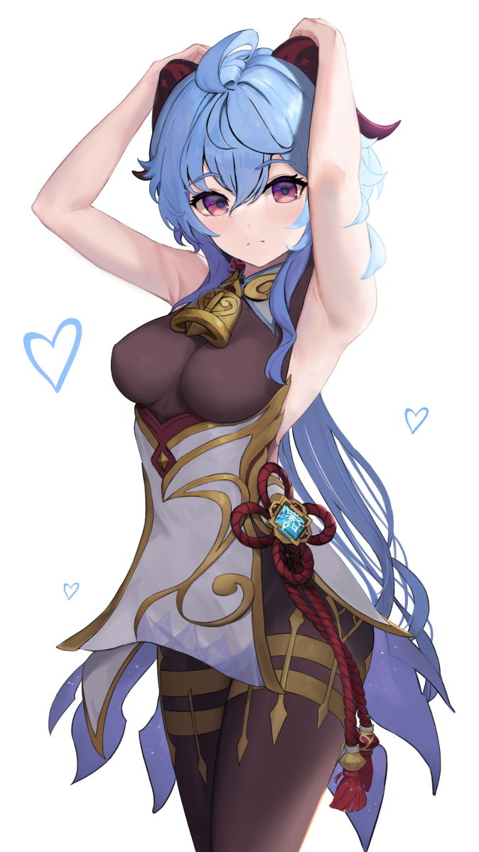 This is a pixiv picture whose title is 甘雨.