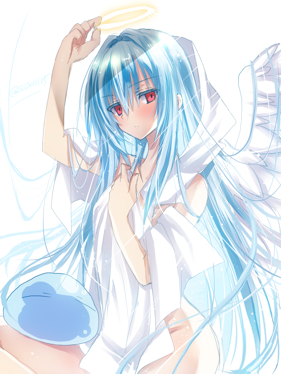 This is a pixiv picture whose title is 10月4日は天使の日.