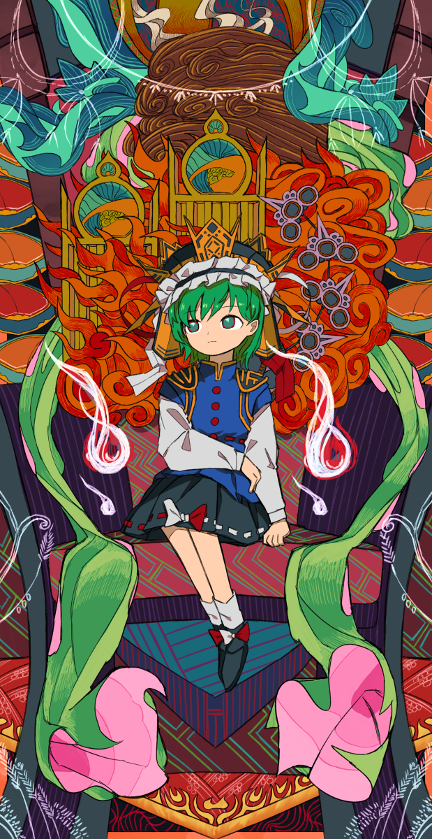This is a pixiv picture whose title is 四季映姫・ヤマザナドゥ.