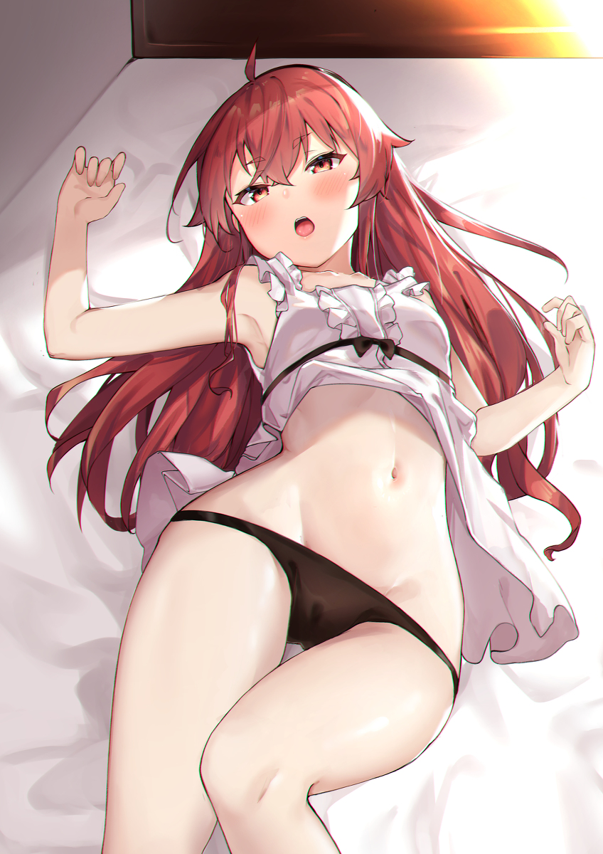 This is a pixiv picture whose title is 朝.