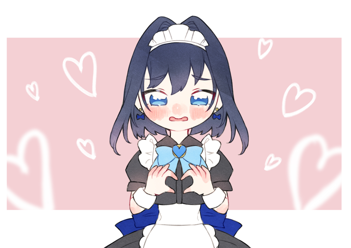 This is a pixiv picture whose title is moe moe kyun 💙.