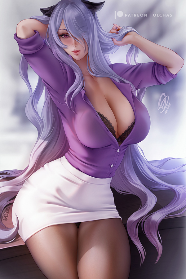 This is a pixiv picture whose title is Office Camilla / カミラ.