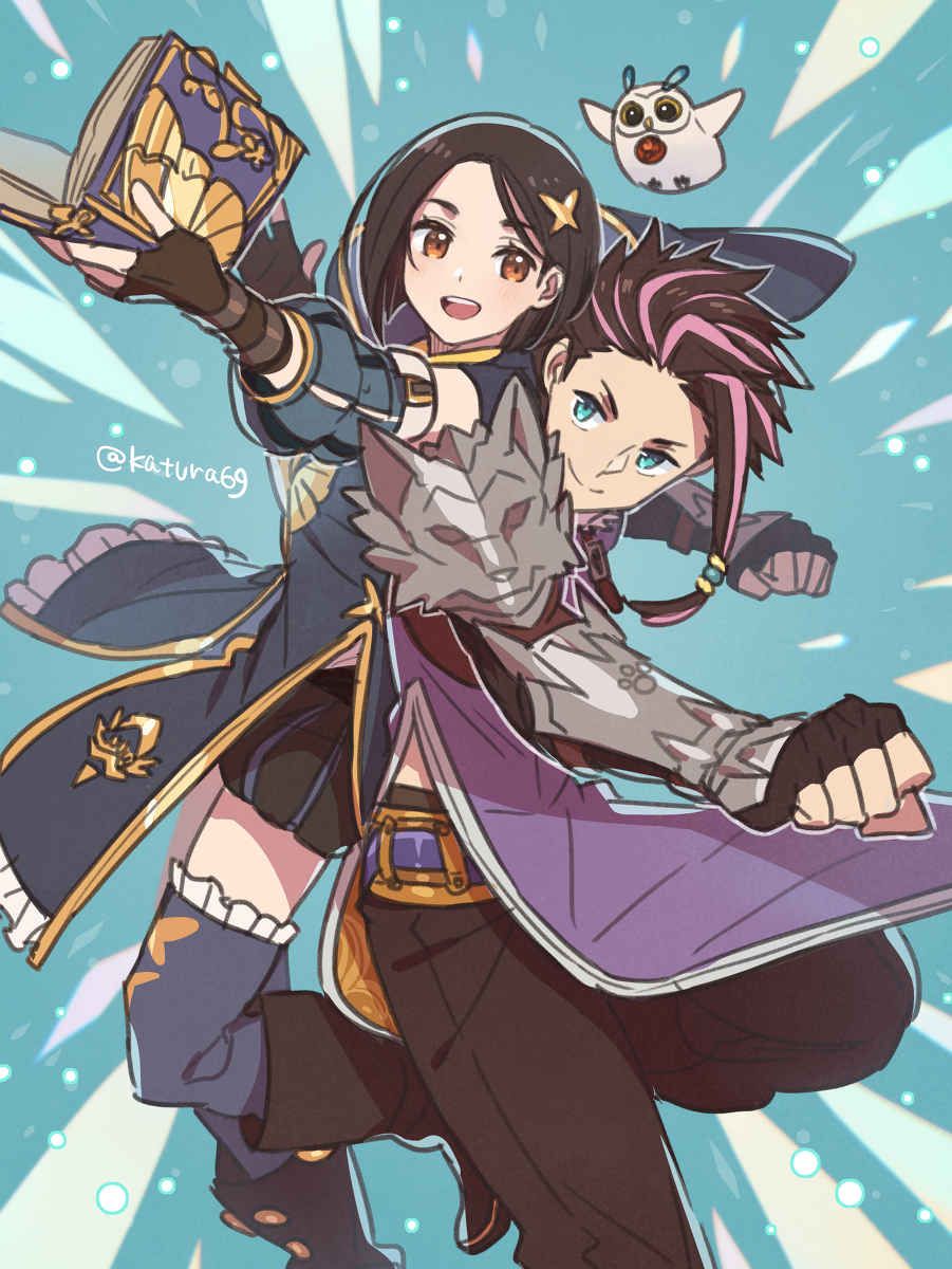 This is a pixiv picture whose title is ロウとリンウェルまとめ🦉.