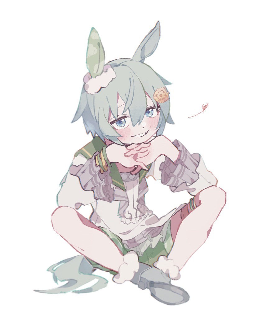 This is a pixiv picture whose title is ウマの女の子.