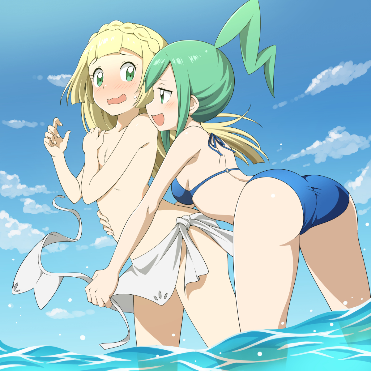This is a pixiv picture whose title is Summer!.