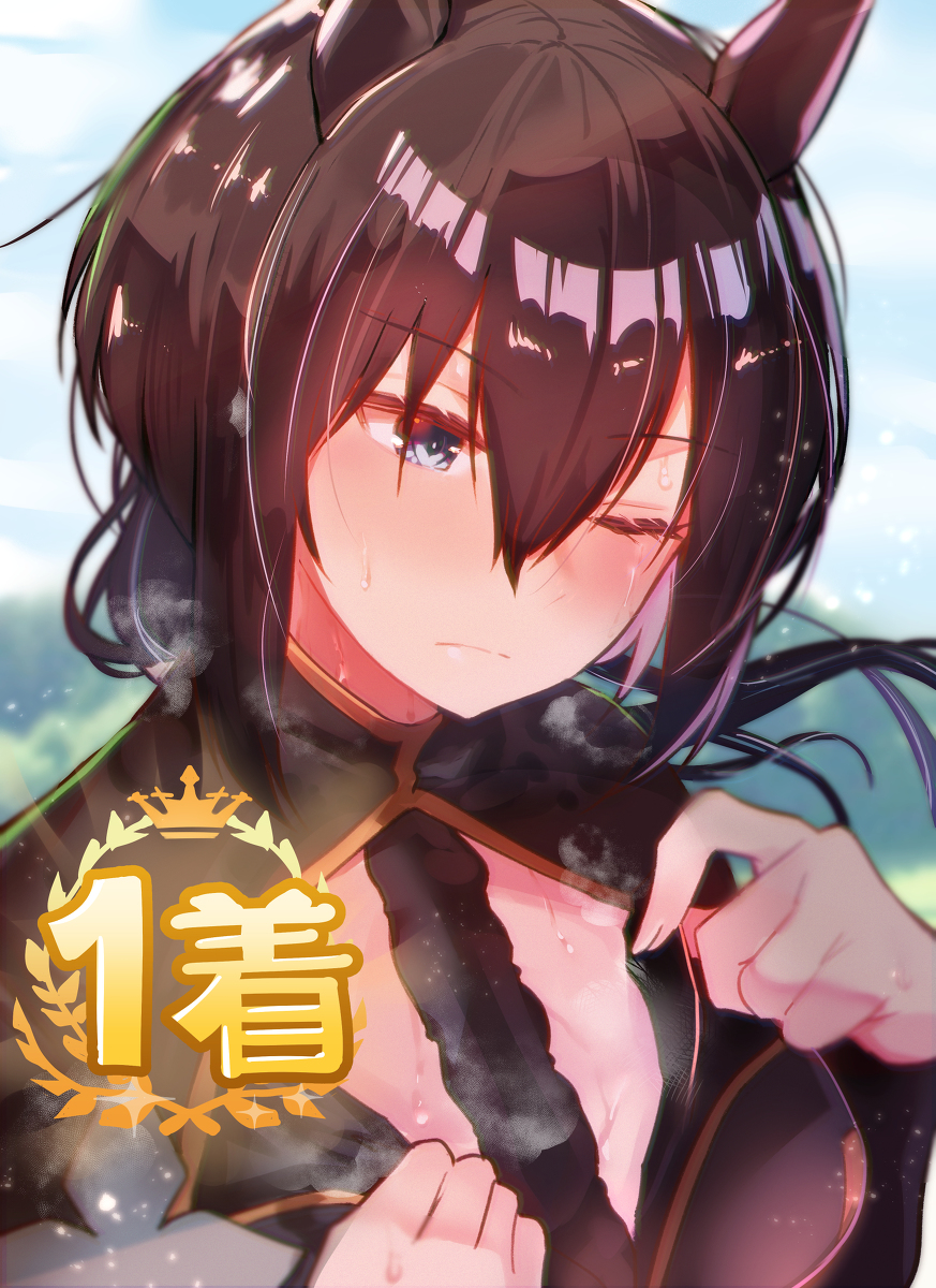 This is a pixiv picture whose title is 【Skeb】キンイロリョテイ.
