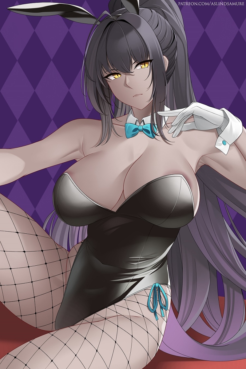 This is a pixiv picture whose title is Kakudate Karin (Blue Archive).