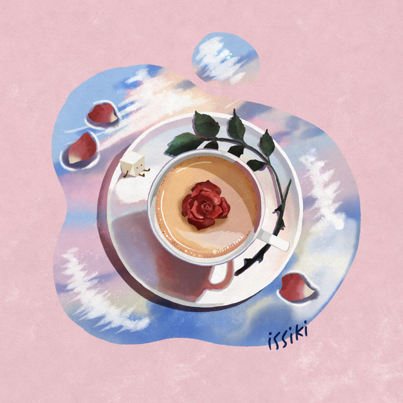 This is a pixiv picture whose title is 水たまりと紅茶8.