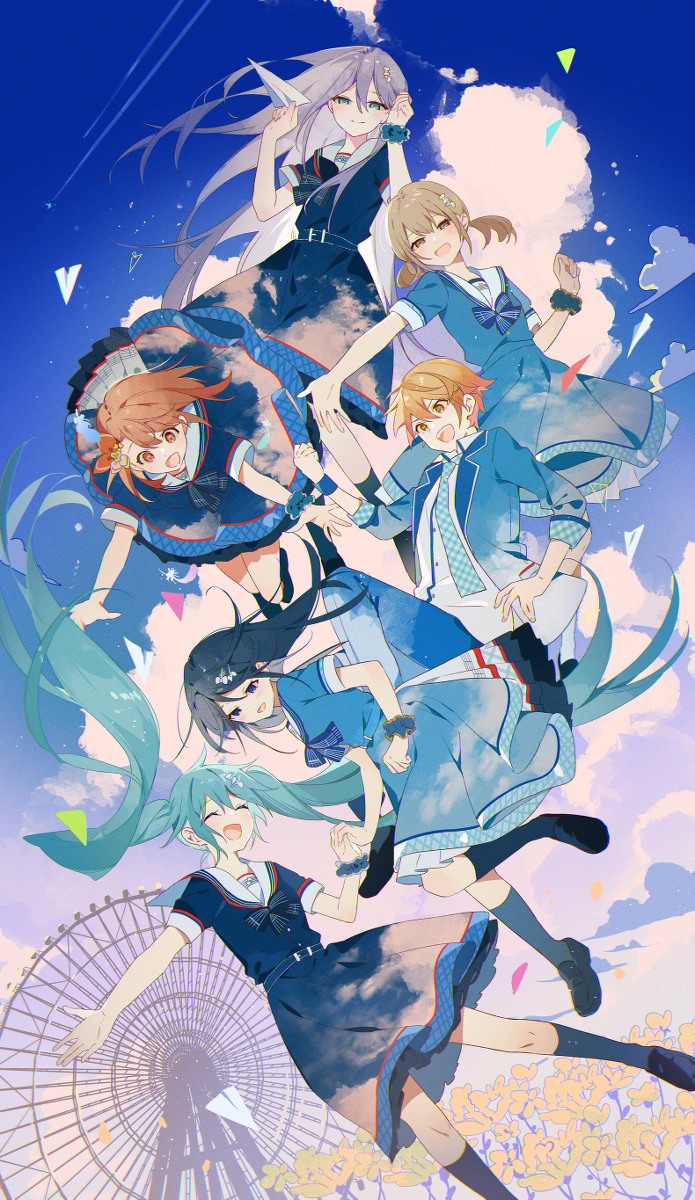 This is a pixiv picture whose title is プロセカ１周年！.