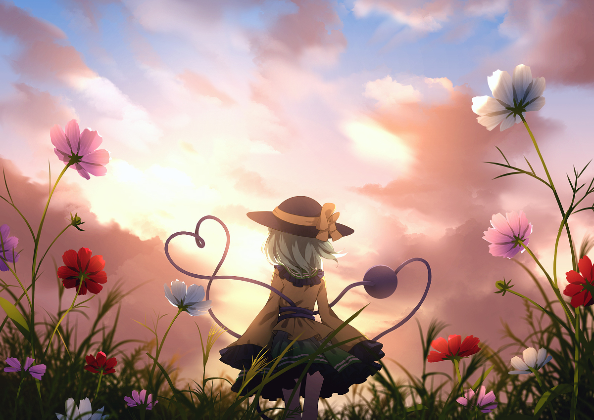 This is a pixiv picture whose title is 薄明.