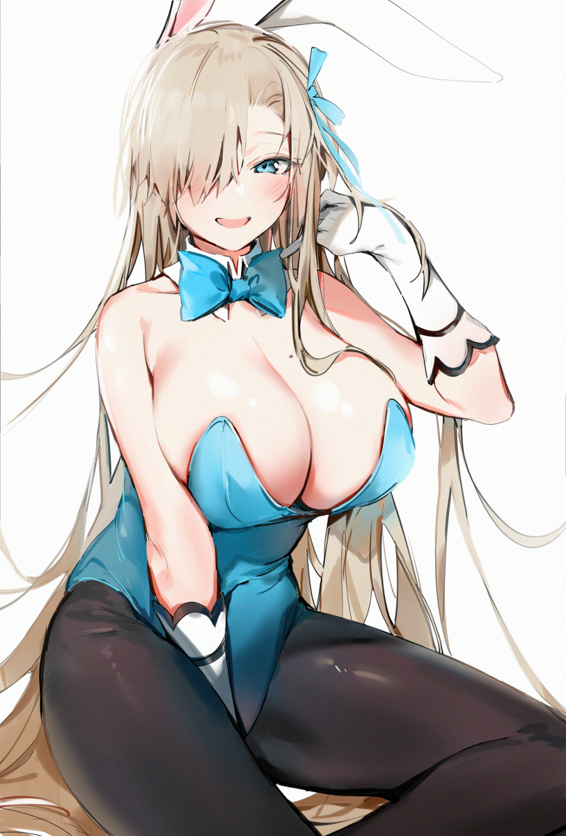 This is a pixiv picture whose title is バニーアスナ.