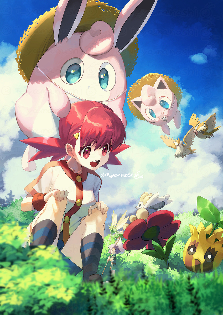 This is a pixiv picture whose title is ポケットモンスター　HGSS　アカネ.