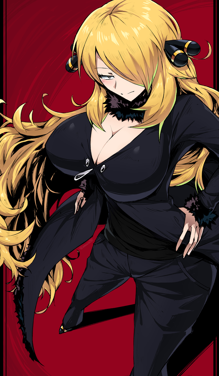 This is a pixiv picture whose title is 俯瞰シロナ.