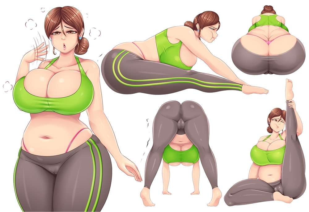 This is a pixiv picture whose title is Marian stretching~.