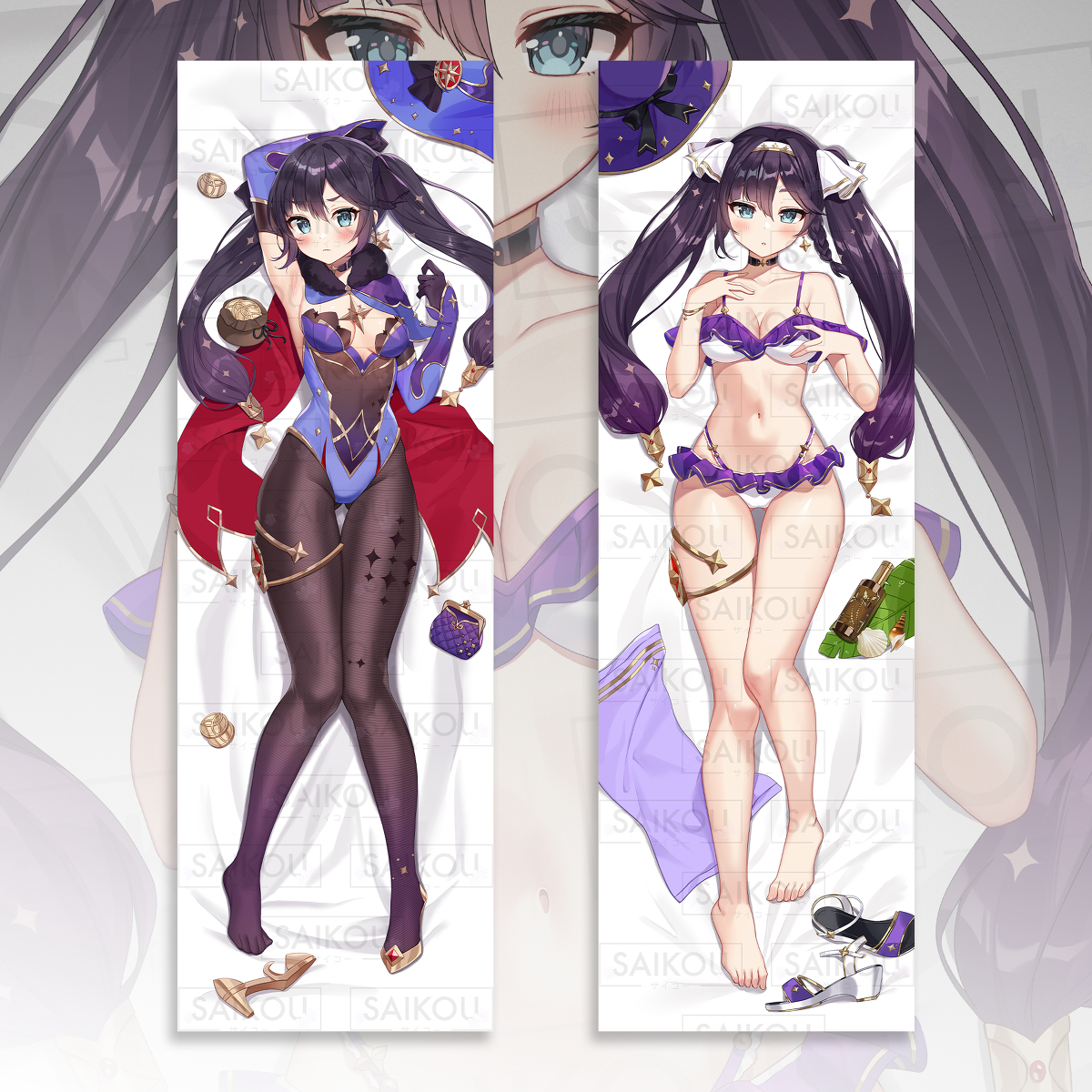 This is a pixiv picture whose title is MONA DAKIMAKURA.