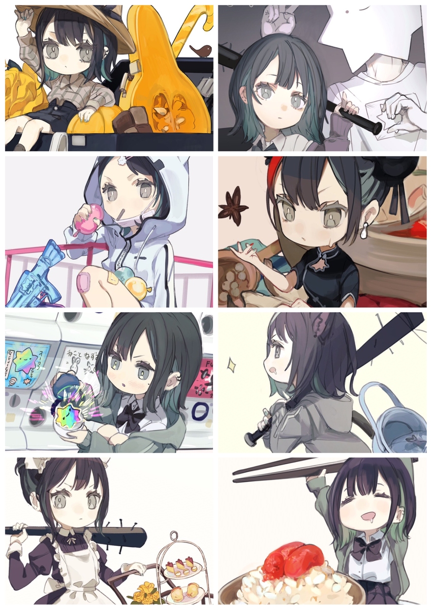 This is a pixiv picture whose title is 暴行ちゃんSD詰め合わせ2.