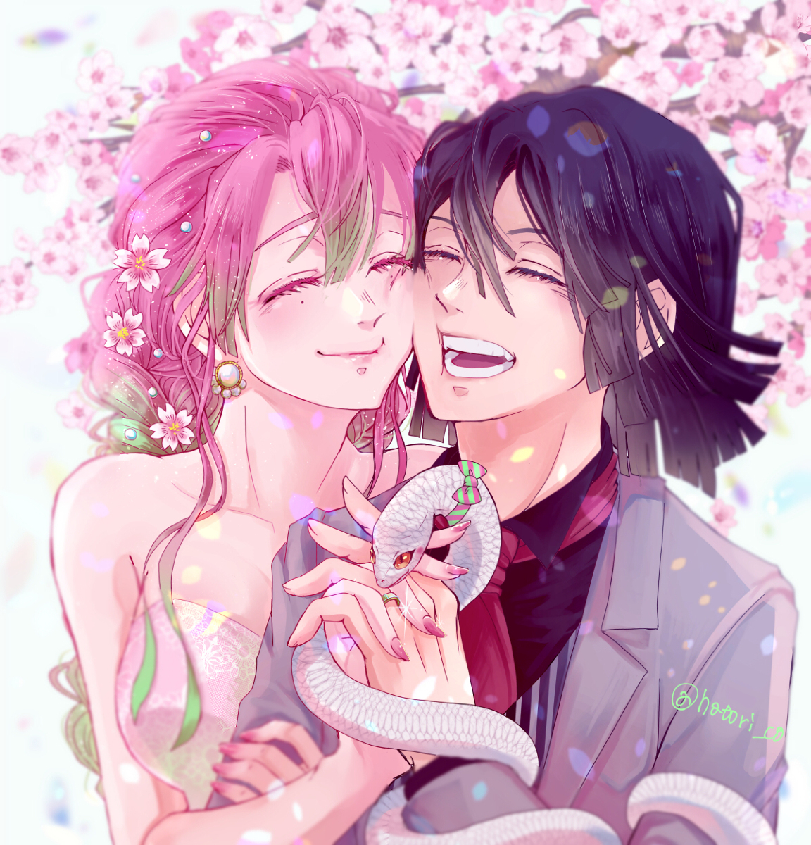 This is a pixiv picture whose title is 誓い.