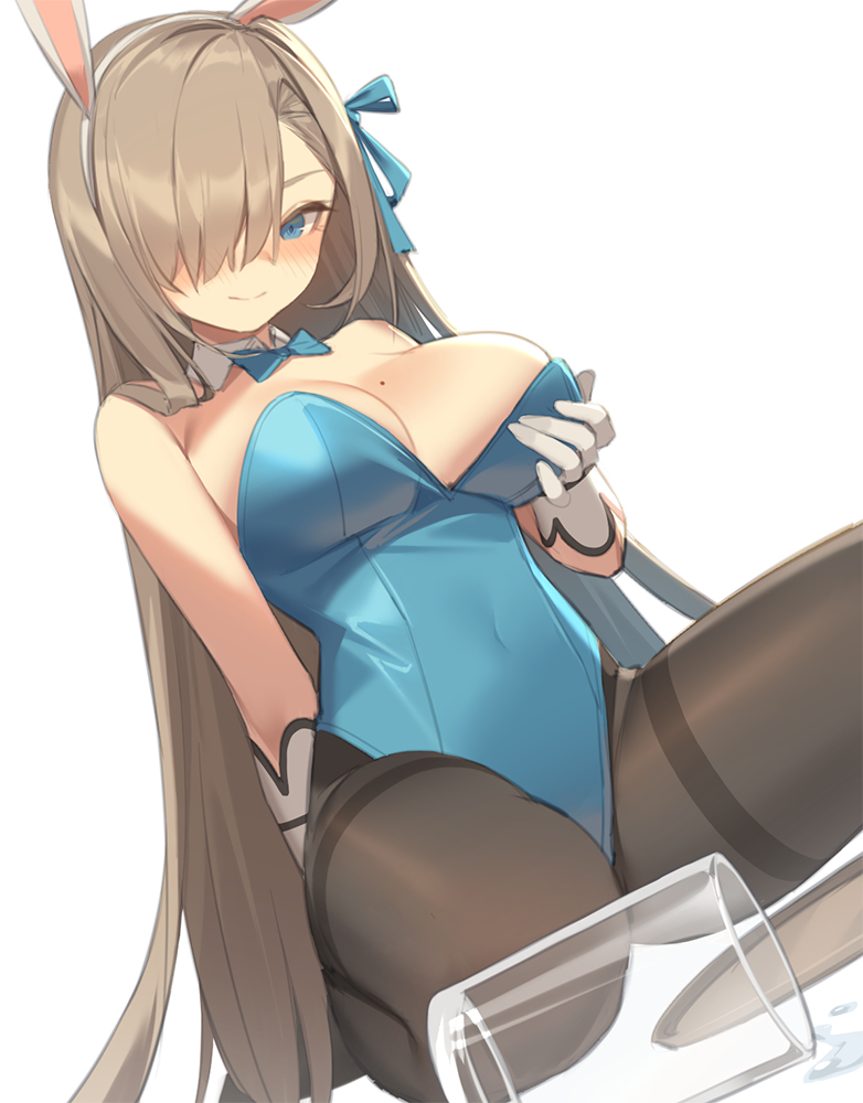 This is a pixiv picture whose title is バニーアスナ.