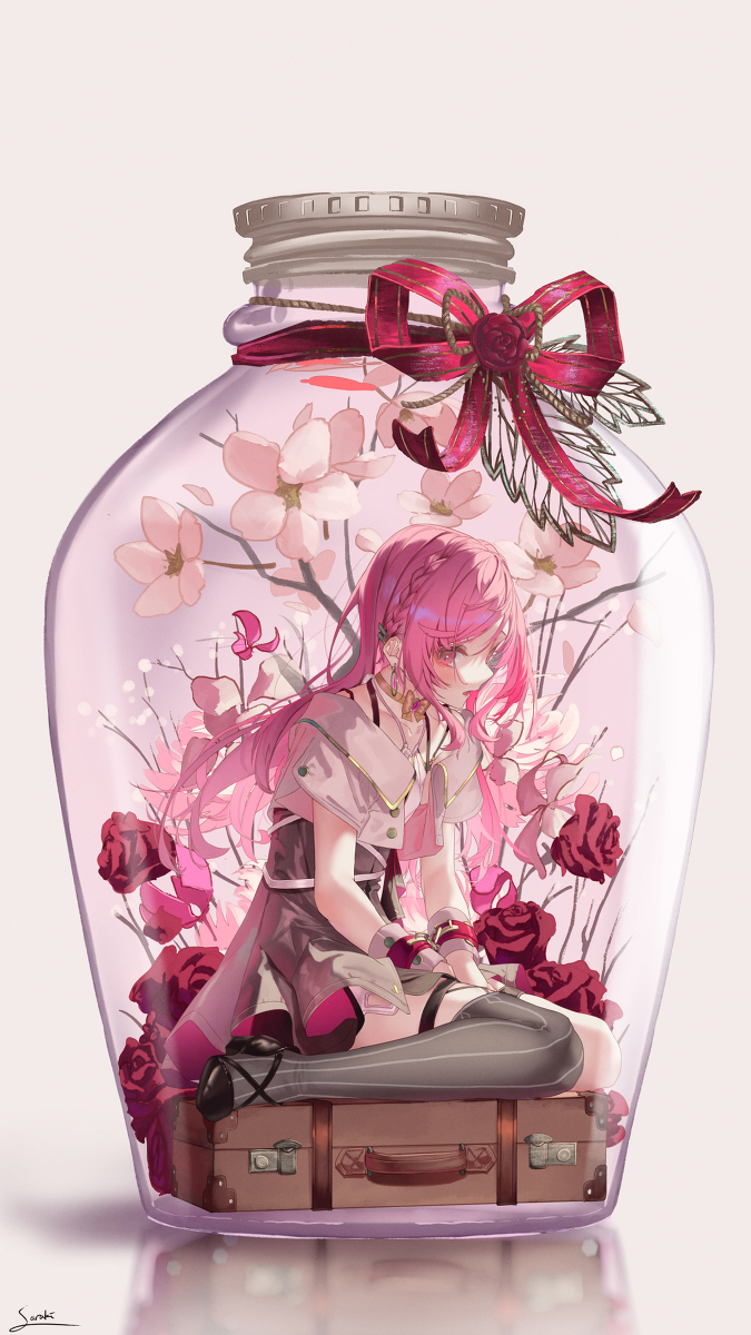 This is a pixiv picture whose title is うちの子ハーバリウム2.