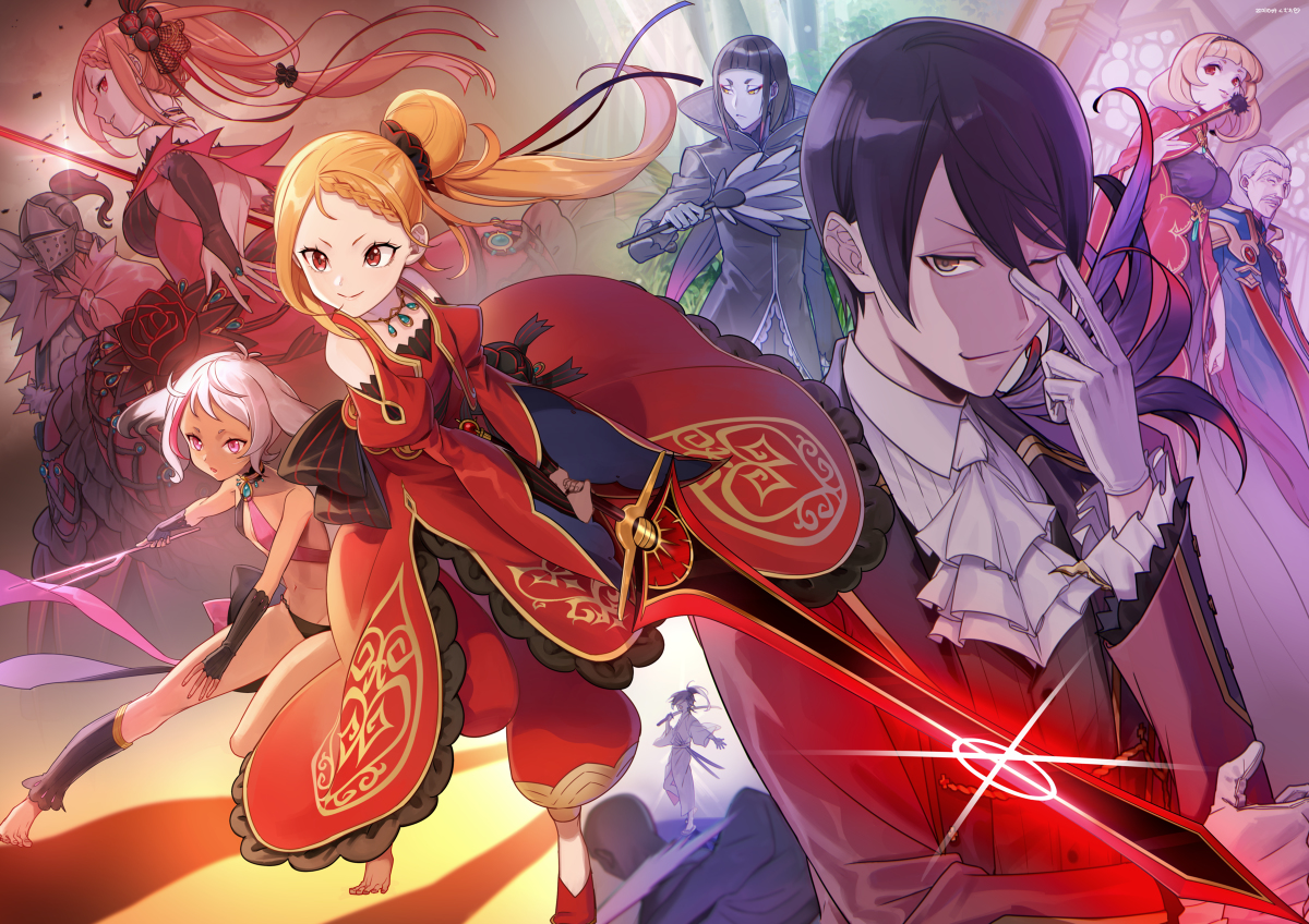 This is a pixiv picture whose title is Ex5 緋色姫譚　記念.