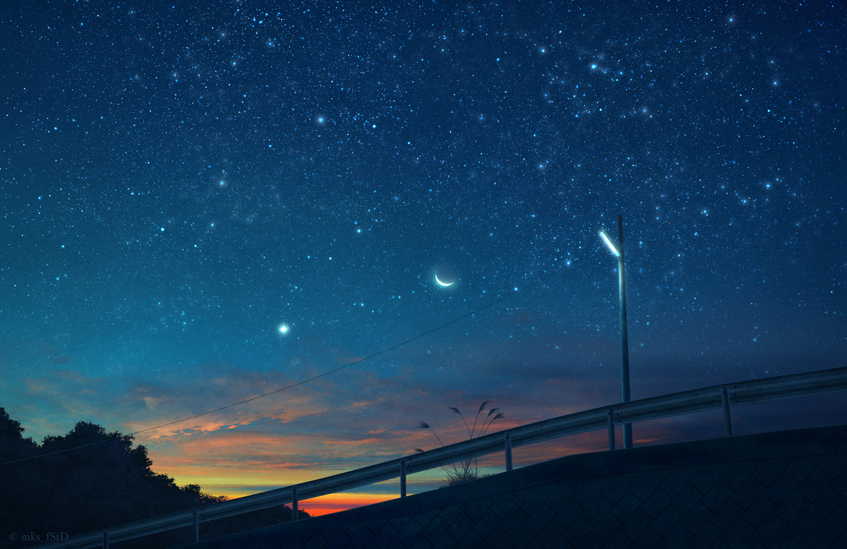 This is a pixiv picture whose title is 明星.