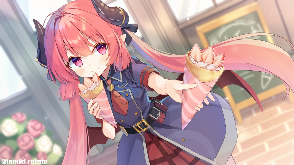 This is a pixiv picture whose title is 「一緒に食べよ、先生！」.
